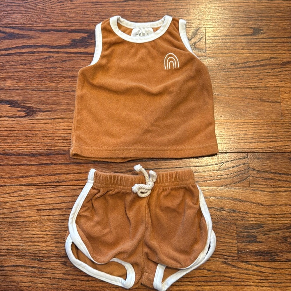 Mebie baby terry cloth set size 0-3